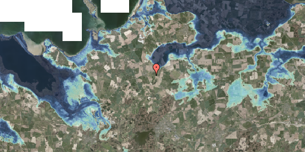 Stomflod og havvand på Møllevej 7, 4460 Snertinge