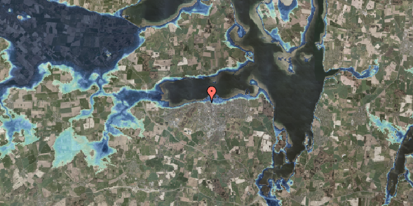 Stomflod og havvand på Nygade 3, 4300 Holbæk
