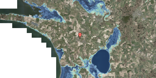 Stomflod og havvand på Søndergade 1, 4490 Jerslev Sjælland