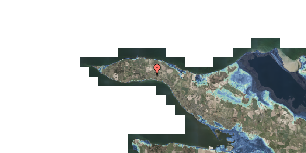 Stomflod og havvand på Fjordbakken 32, 4400 Kalundborg