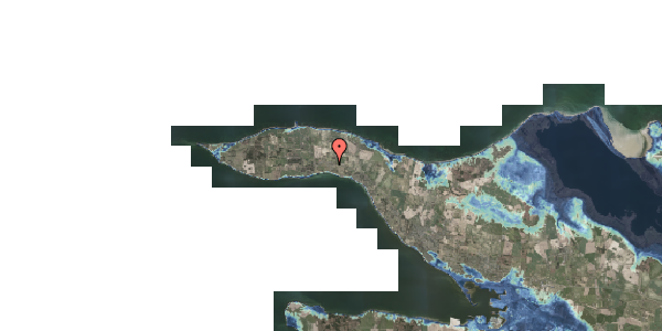 Stomflod og havvand på Fjordbakken 51, 4400 Kalundborg