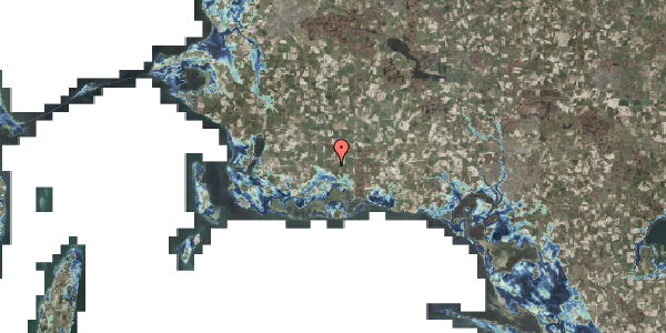 Stomflod og havvand på Bøgelundevej 128, 4243 Rude