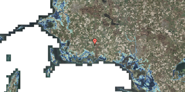 Stomflod og havvand på Møllebakkevej 144, 4243 Rude