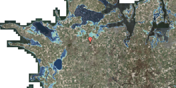 Stomflod og havvand på Valmuevej 2, 4440 Mørkøv