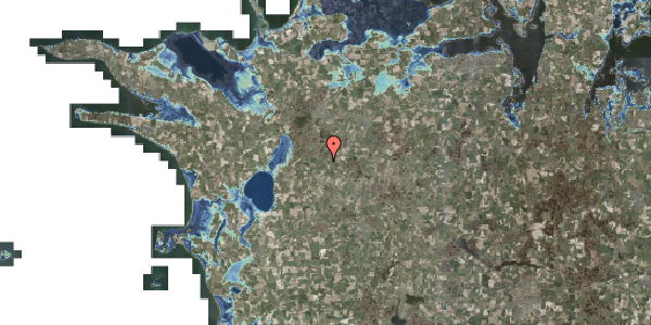 Stomflod og havvand på Åmosevej 20, 4450 Jyderup
