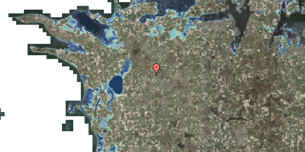 Stomflod og havvand på Åmosevej 76, 4440 Mørkøv