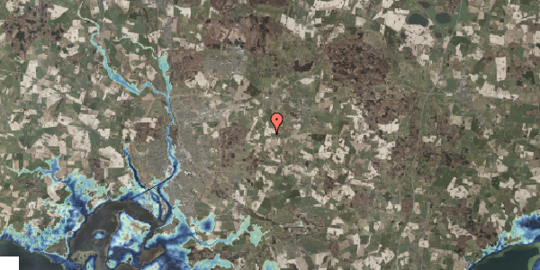 Stomflod og havvand på Kalbyvej 8, 4684 Holmegaard