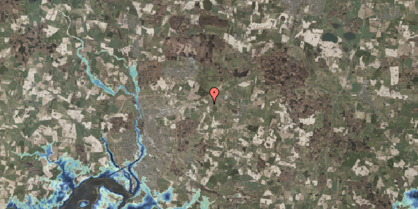 Stomflod og havvand på Skovvej 6, 4684 Holmegaard