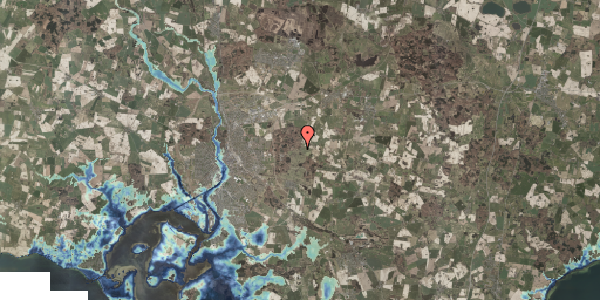 Stomflod og havvand på Skovvej 24, 4684 Holmegaard