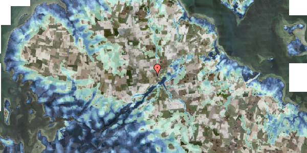 Stomflod og havvand på Langesøvej 3, 4953 Vesterborg
