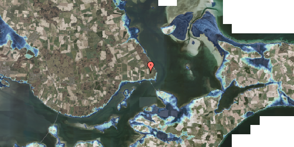 Stomflod og havvand på Kornbakken 1, 4771 Kalvehave