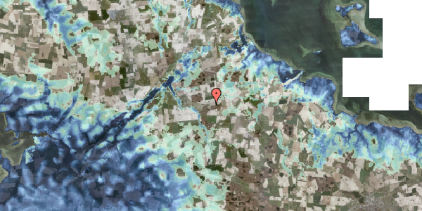 Stomflod og havvand på Skovhusevej 55, 4952 Stokkemarke
