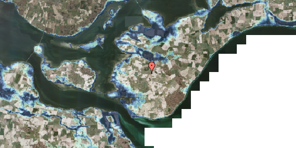 Stomflod og havvand på Bakkehøjvej 8, 4792 Askeby