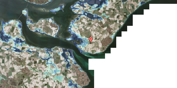 Stomflod og havvand på Hårbøllevej 78, 4792 Askeby