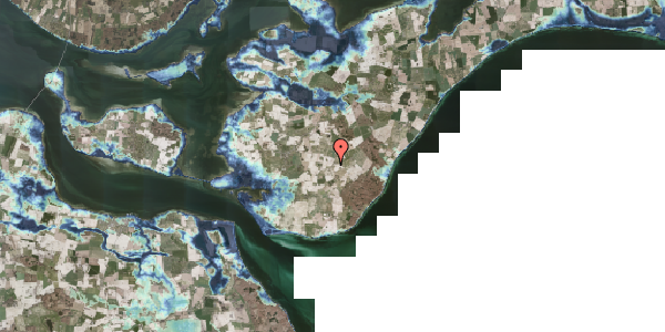 Stomflod og havvand på Lisebyvej 30, 4792 Askeby