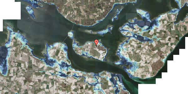 Stomflod og havvand på Skovgårdsvej 4, 4793 Bogø By