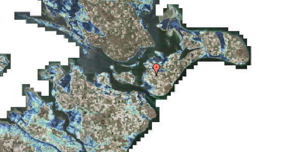 Stomflod og havvand på Tostenæs Møllevej 16, 4792 Askeby