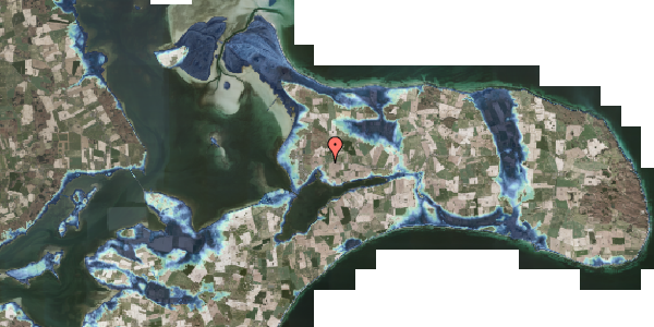 Stomflod og havvand på Vandværksbakken 15, 4780 Stege