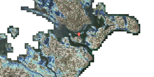 Stomflod og havvand på Vestergade 8, 4793 Bogø By