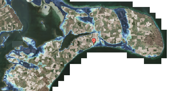 Stomflod og havvand på Vængesgårdsvej 14, 4780 Stege