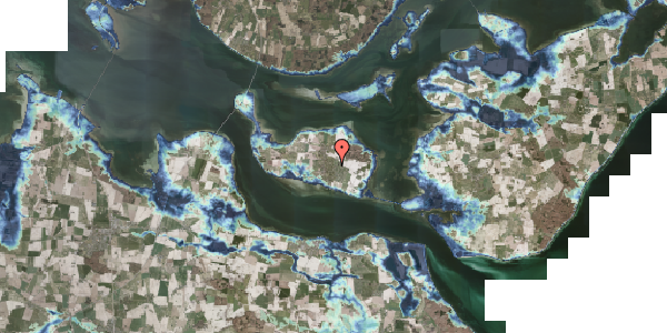 Stomflod og havvand på Østkildevej 11, 4793 Bogø By