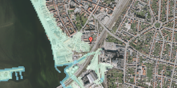 Stomflod og havvand på Løyesgade 13A, 4800 Nykøbing F