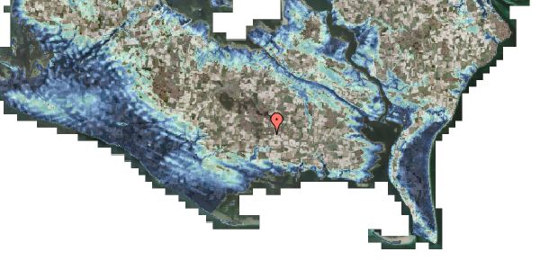 Stomflod og havvand på Skovfogedvej 6, 4894 Øster Ulslev