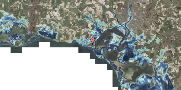 Stomflod og havvand på Joansvej 94I, 4736 Karrebæksminde