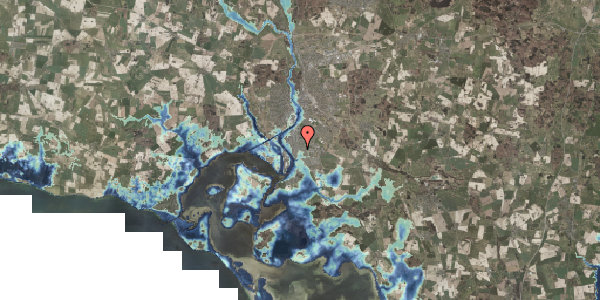 Stomflod og havvand på Odensevej 167, 4700 Næstved
