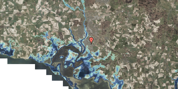 Stomflod og havvand på Svendborgvej 33A, kl. , 4700 Næstved