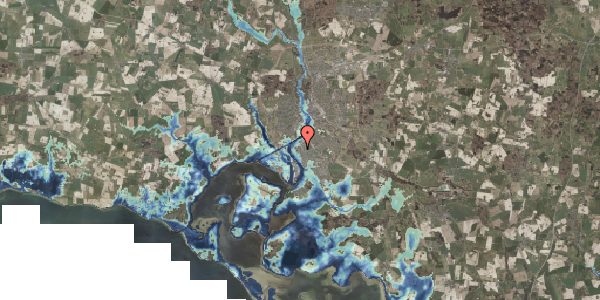 Stomflod og havvand på Søndervang 5, 4700 Næstved
