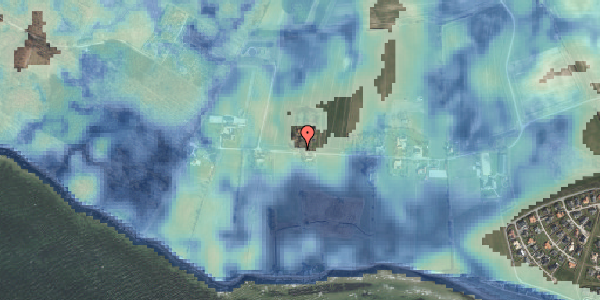 Stomflod og havvand på Vesterhavevej 182, 4736 Karrebæksminde