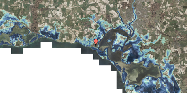 Stomflod og havvand på Wondasvej 87F, 4736 Karrebæksminde