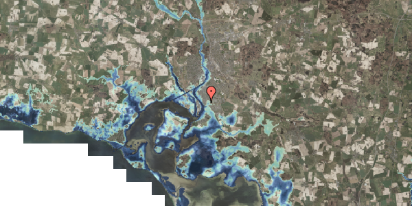 Stomflod og havvand på Åderupvej 173, 4700 Næstved