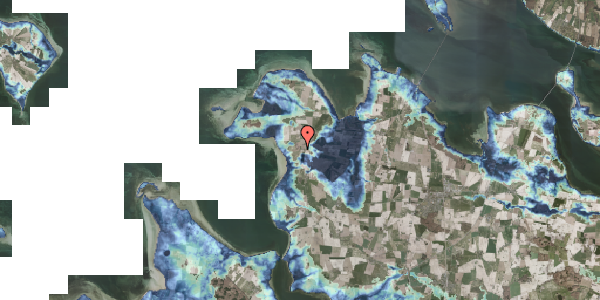 Stomflod og havvand på Egense Strandvej 2, 4840 Nørre Alslev