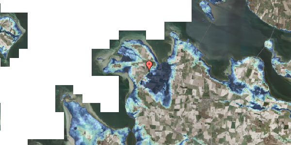 Stomflod og havvand på Egensevej 3, 4840 Nørre Alslev