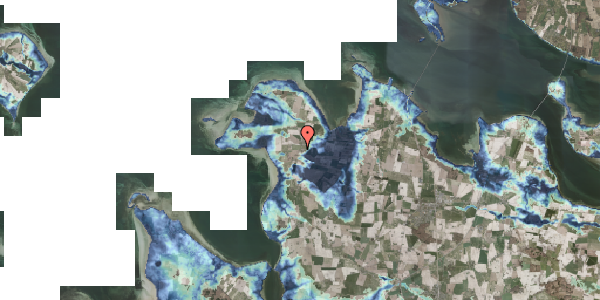Stomflod og havvand på Egensevej 16A, 4840 Nørre Alslev