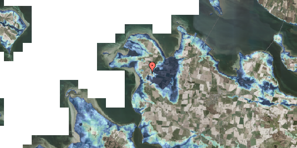 Stomflod og havvand på Egensevej 19, 4840 Nørre Alslev