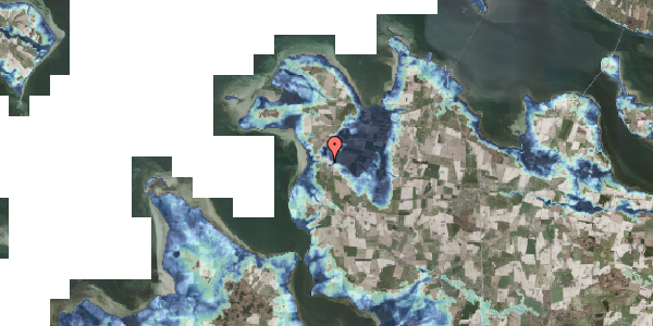 Stomflod og havvand på Egensevej 35, 4840 Nørre Alslev