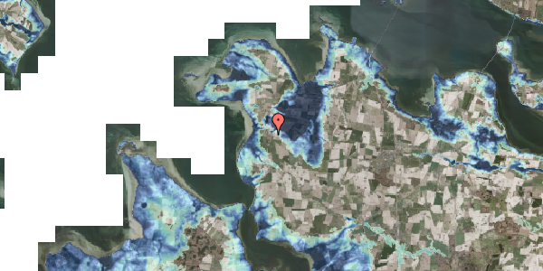 Stomflod og havvand på Egensevej 43, 4840 Nørre Alslev