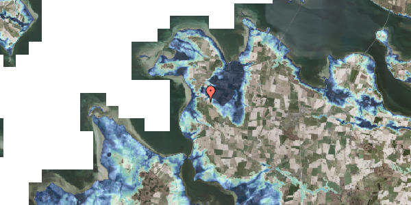 Stomflod og havvand på Egensevej 47, 4840 Nørre Alslev