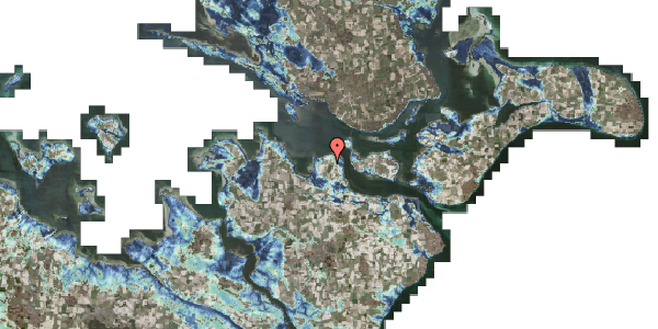 Stomflod og havvand på Farnæsvej 18, 4840 Nørre Alslev