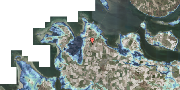 Stomflod og havvand på Nr Vedbyvej 26, 4840 Nørre Alslev