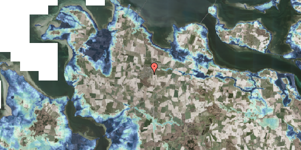 Stomflod og havvand på Rønvej 1, 4840 Nørre Alslev