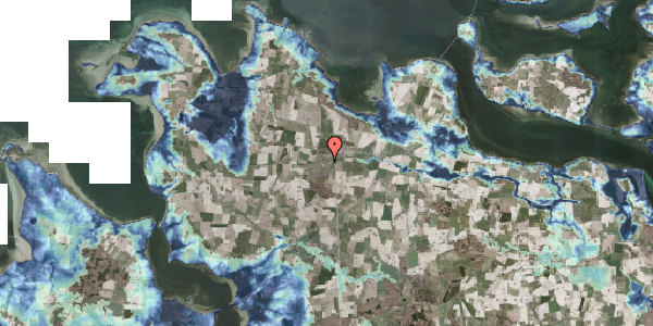 Stomflod og havvand på Skovvej 9, 4840 Nørre Alslev