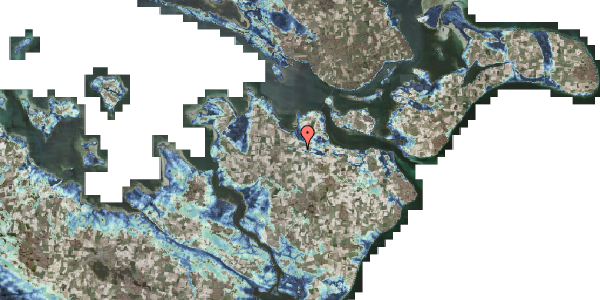 Stomflod og havvand på Tårup Skovvej 1, 4840 Nørre Alslev