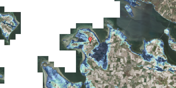 Stomflod og havvand på Valnæsvej 16, 4840 Nørre Alslev