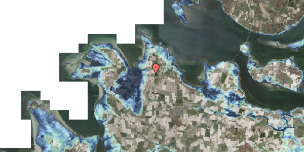 Stomflod og havvand på Vigvej 2, 4840 Nørre Alslev