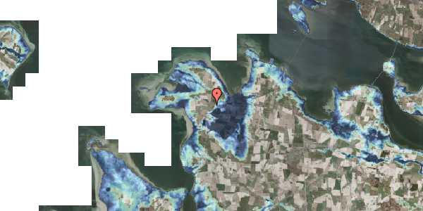 Stomflod og havvand på Østervej 58, 4840 Nørre Alslev