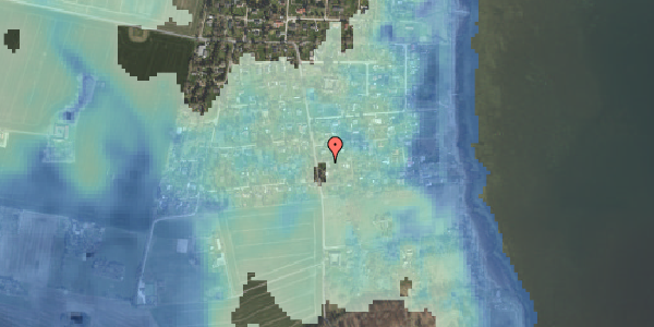 Stomflod og havvand på Bøged Strandvej 15, 4720 Præstø